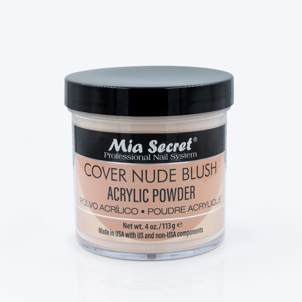 Mia Secret Cover Nude Blush Acrylic Powder 4oz – Salon-Quality Nails