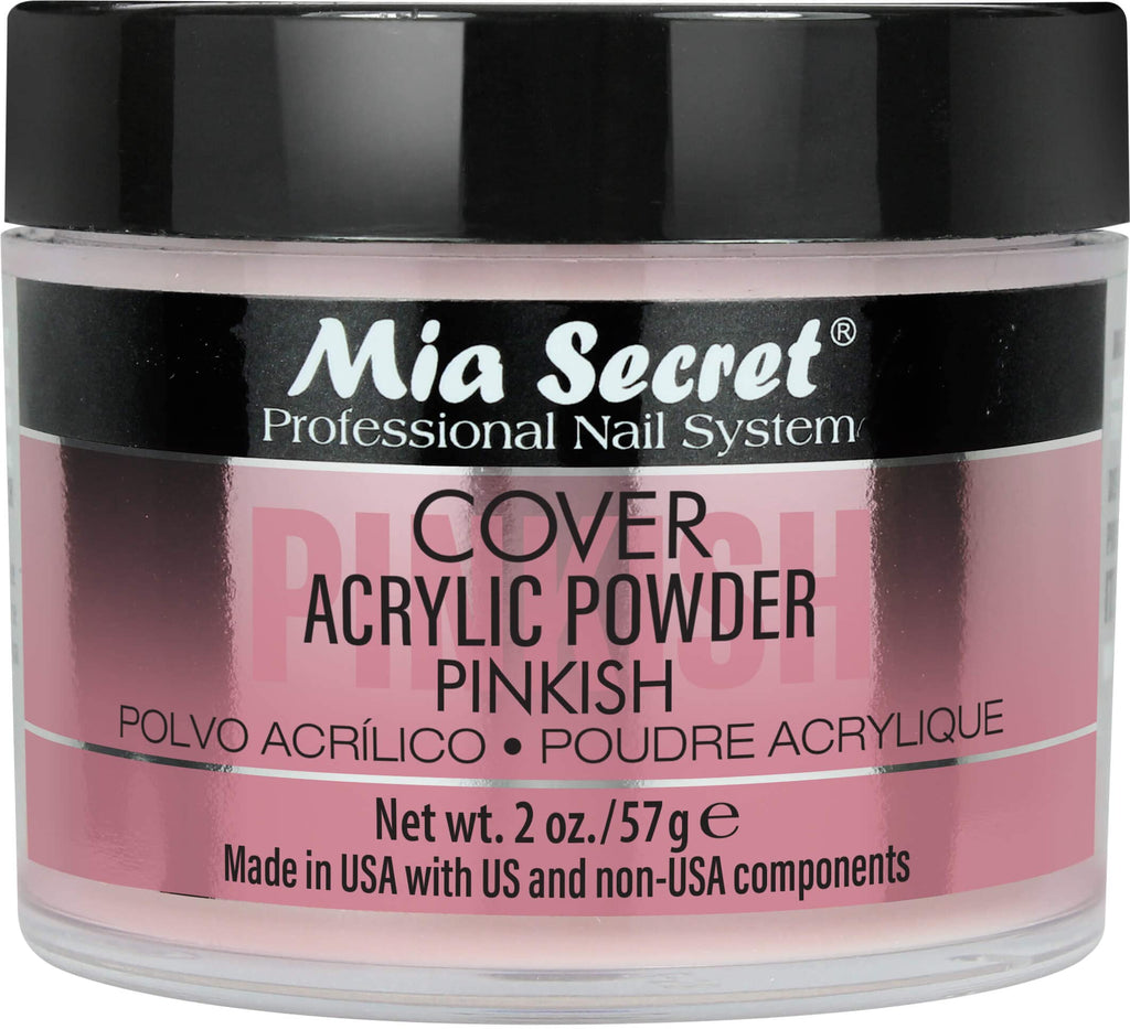 Mia Secret COVER Pinkish Acrylic Powder (2oz) – Self-Leveling, Long-Lasting Nail Coverage