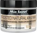 Mia Secret Frosted Natural Acrylic Powder – 1oz or 2oz, Made in USA