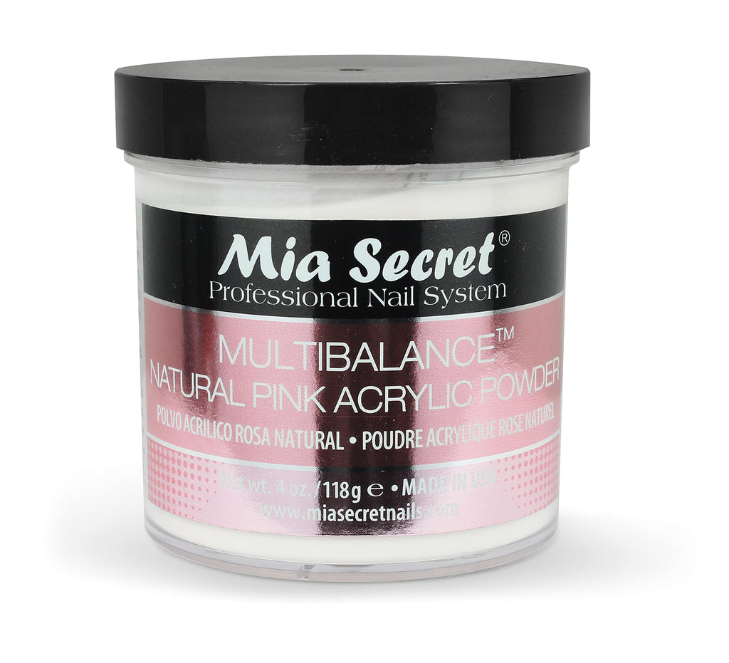 Mia Secret Multi Balance Natural Pink Acrylic Powder 4 Oz | Salon-Quality Nails