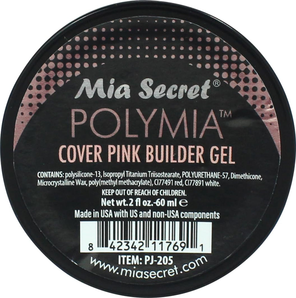 Mia Secret Polymia Nail Gel Builder 2oz | Gel Extension UV/LED - Cover Pink