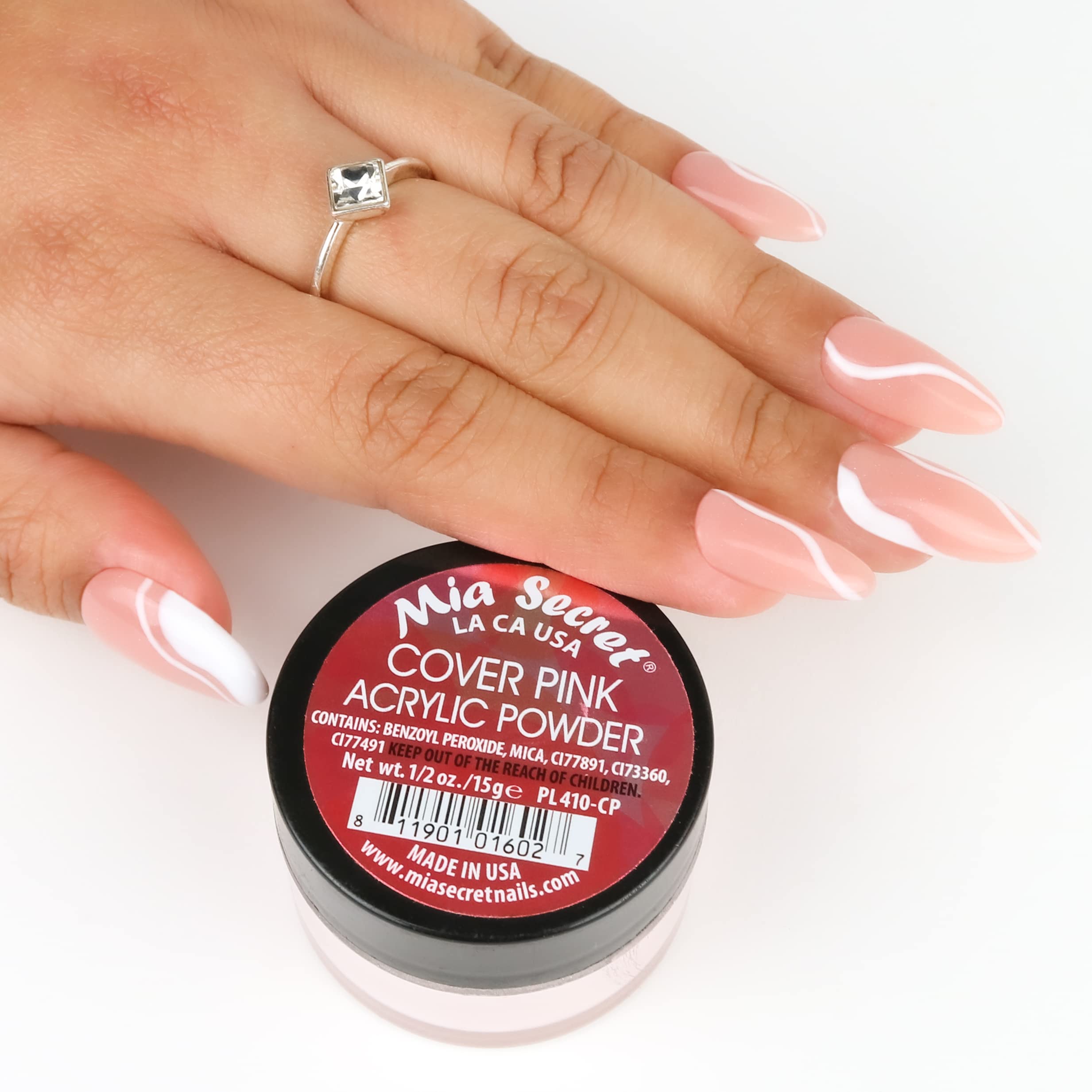 Mia Secret Cover Pink Acrylic Powder – Easy Sculpting, 2 oz
