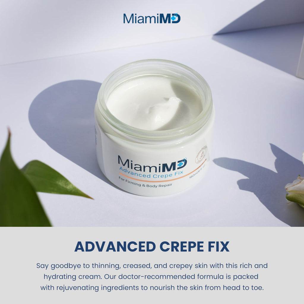 MiamiMD Advanced Crepe Fix – Body & Neck Tightening Cream (6 fl oz)