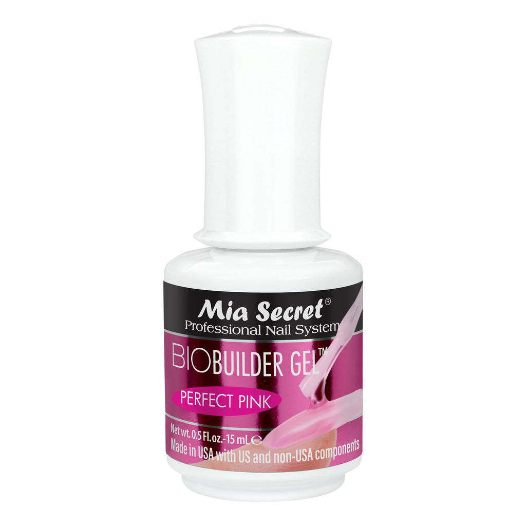 Mia Secret Bio Builder Gel - Perfect Pink (0.5 fl oz) | Builder Gel for Nails