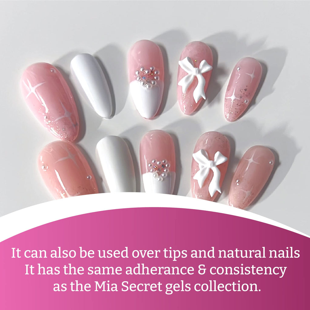 Mia Secret Bio Builder Gel - Perfect Pink (0.5 fl oz) | Builder Gel for Nails