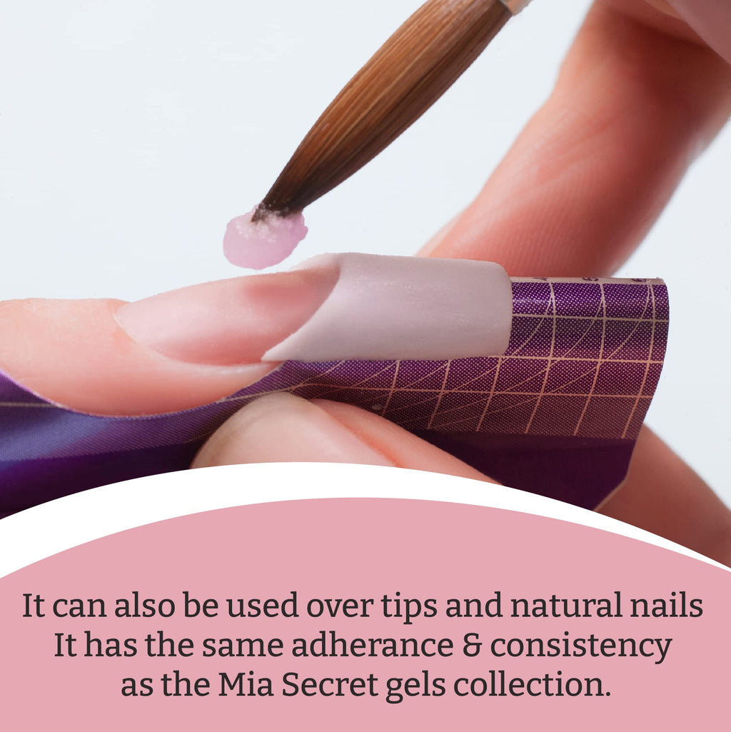 Mia Secret Frosted Pink BioBuilder Gel – Structuring Gel for Nail Extensions