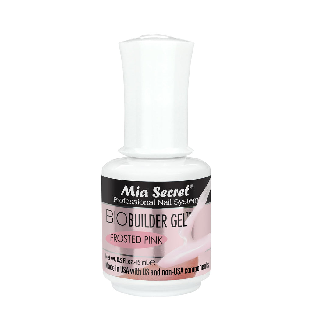 Mia Secret Frosted Pink BioBuilder Gel – Structuring Gel for Nail Extensions