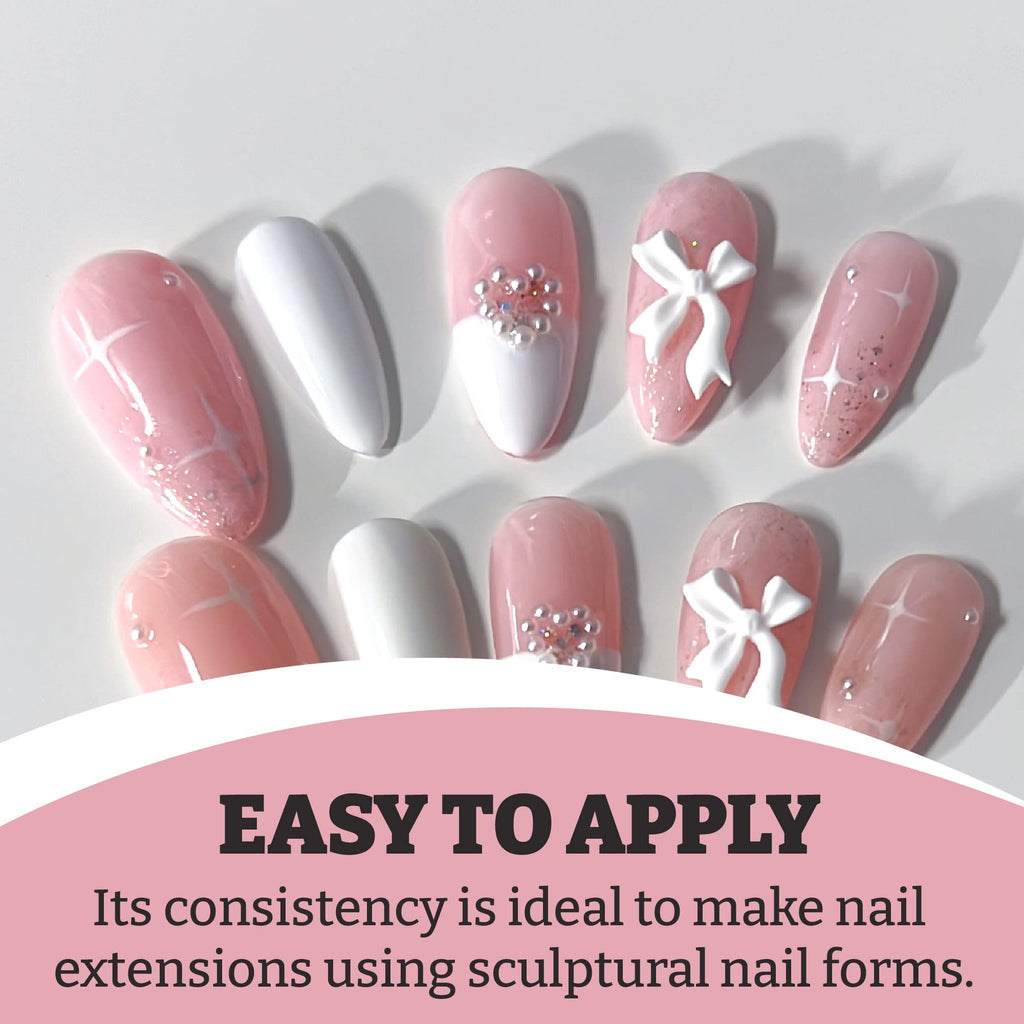 Mia Secret Frosted Pink BioBuilder Gel – Structuring Gel for Nail Extensions
