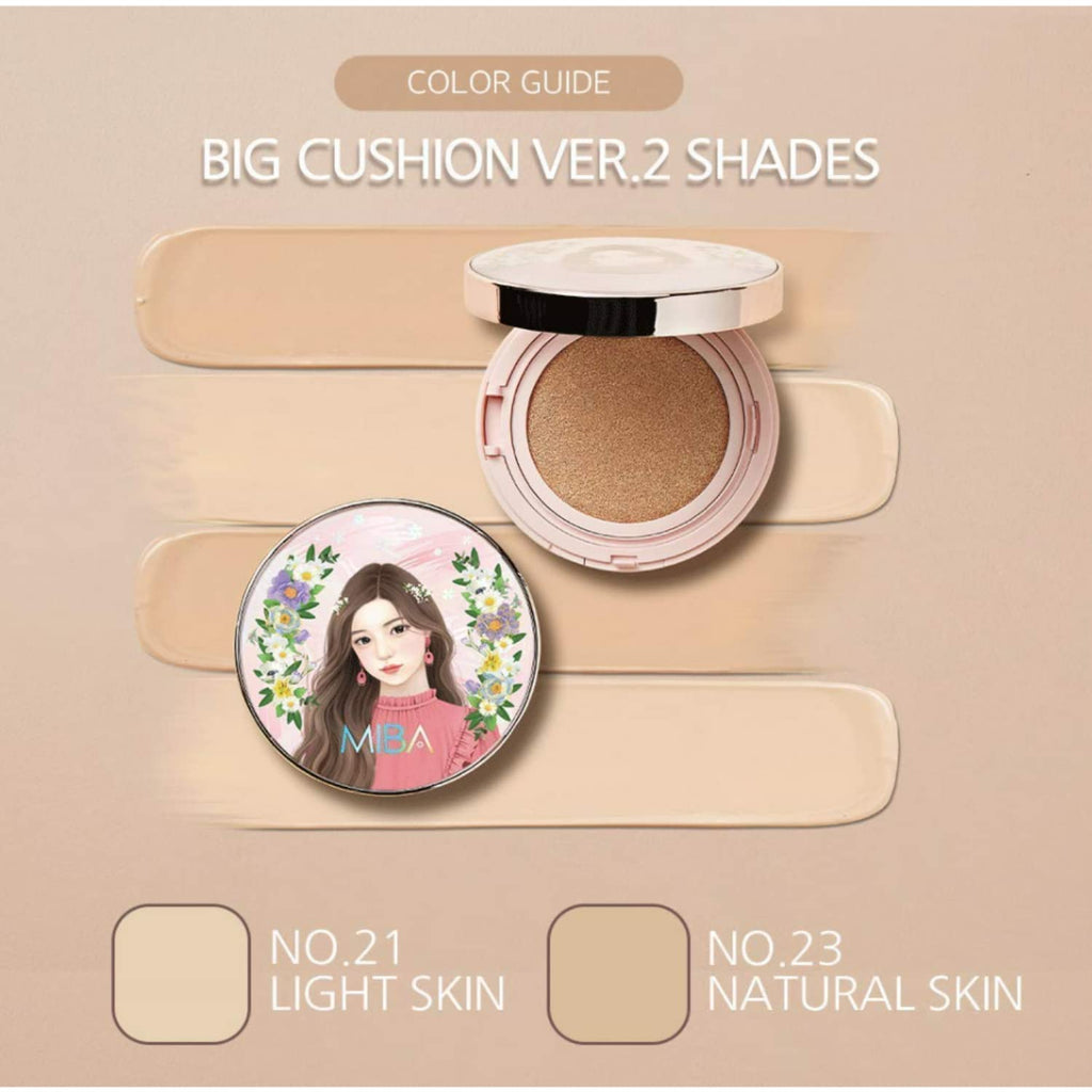 MIBA Ionized Calcium Foundation Double Cushion RX Refill No.21 | Big Cushion Season 2