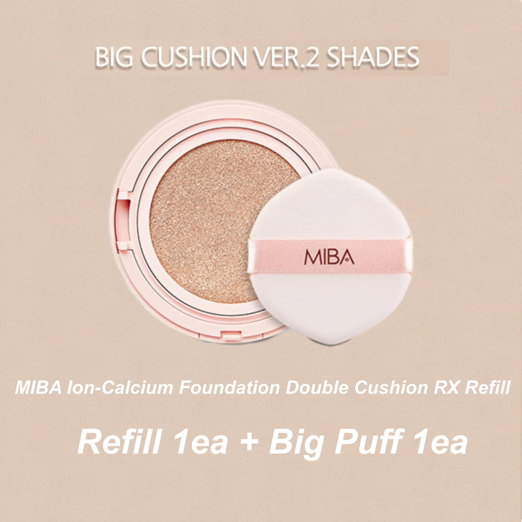 MIBA Ionized Calcium Foundation Double Cushion RX Refill No.21 | Big Cushion Season 2