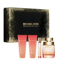 Michael Kors Wonderlust 4-Piece Gift Set for Women – 3.4 oz EDP, Body Lotion, Shower Gel, Mini EDP