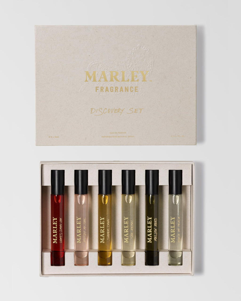 Michael Malul Marley Fragrance Travel Discovery Set – 6 Travel-Sized Perfumes