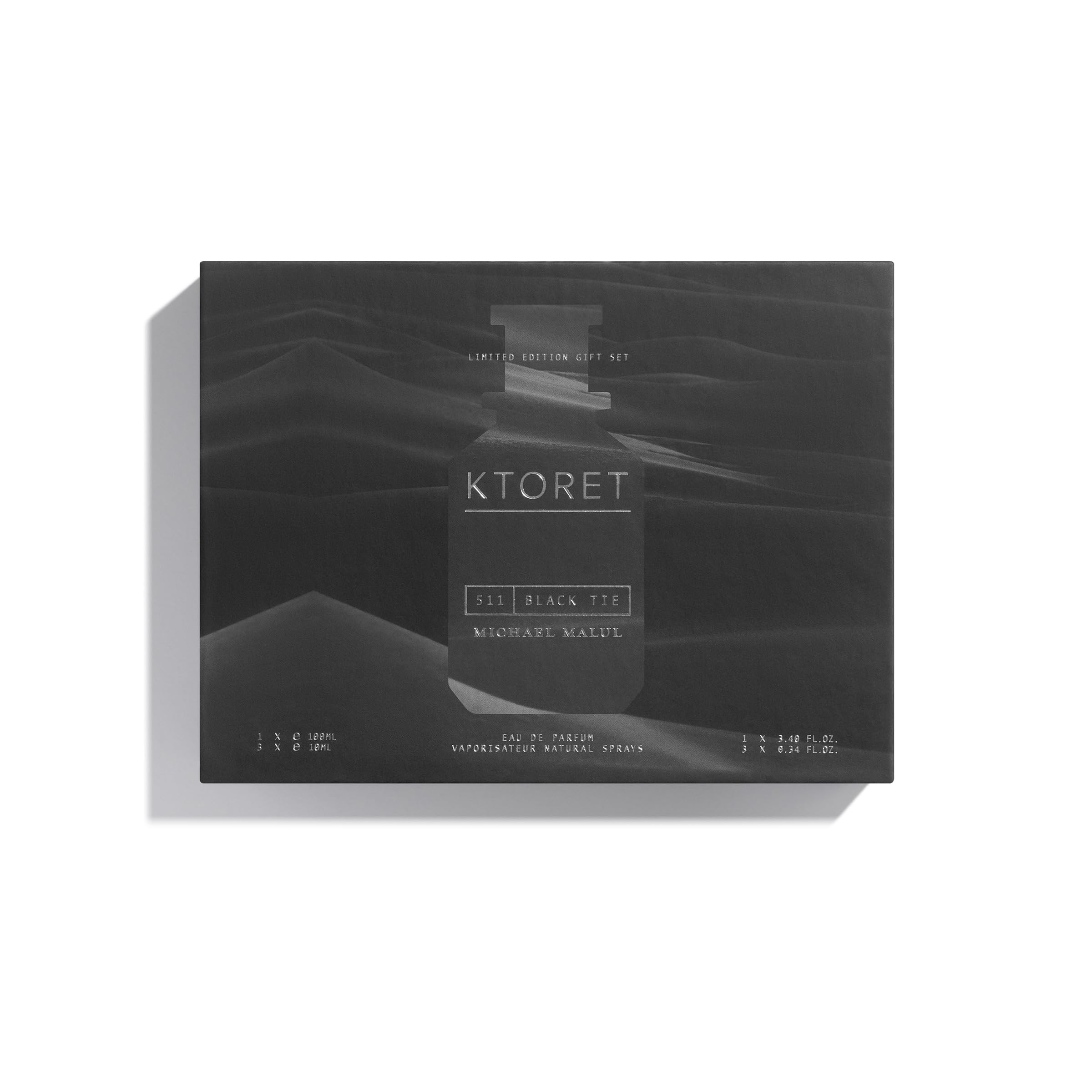 Michael Malul 511 Black Tie Gift Set – Eau de Parfum, 100ml + 10ml Travel Size