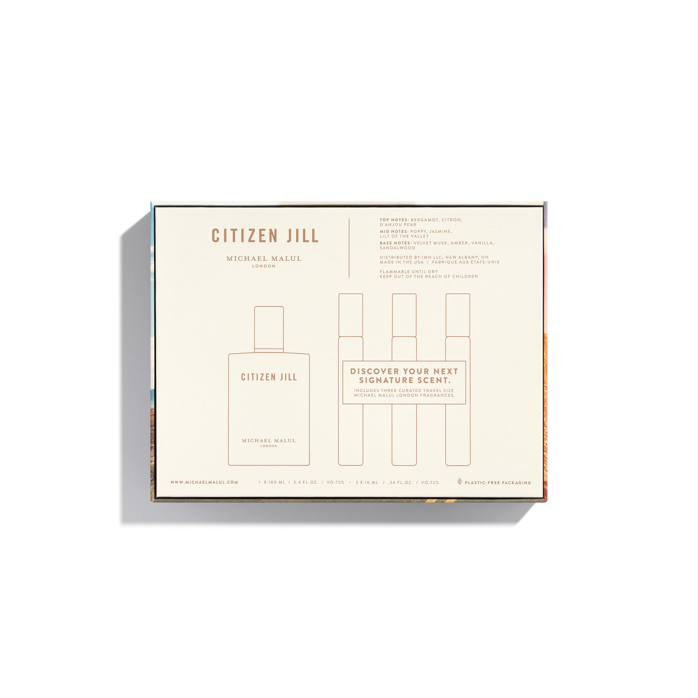 Michael Malul Citizen Jill Eau de Parfum Gift Set – 100ml + 10ml Travel Size
