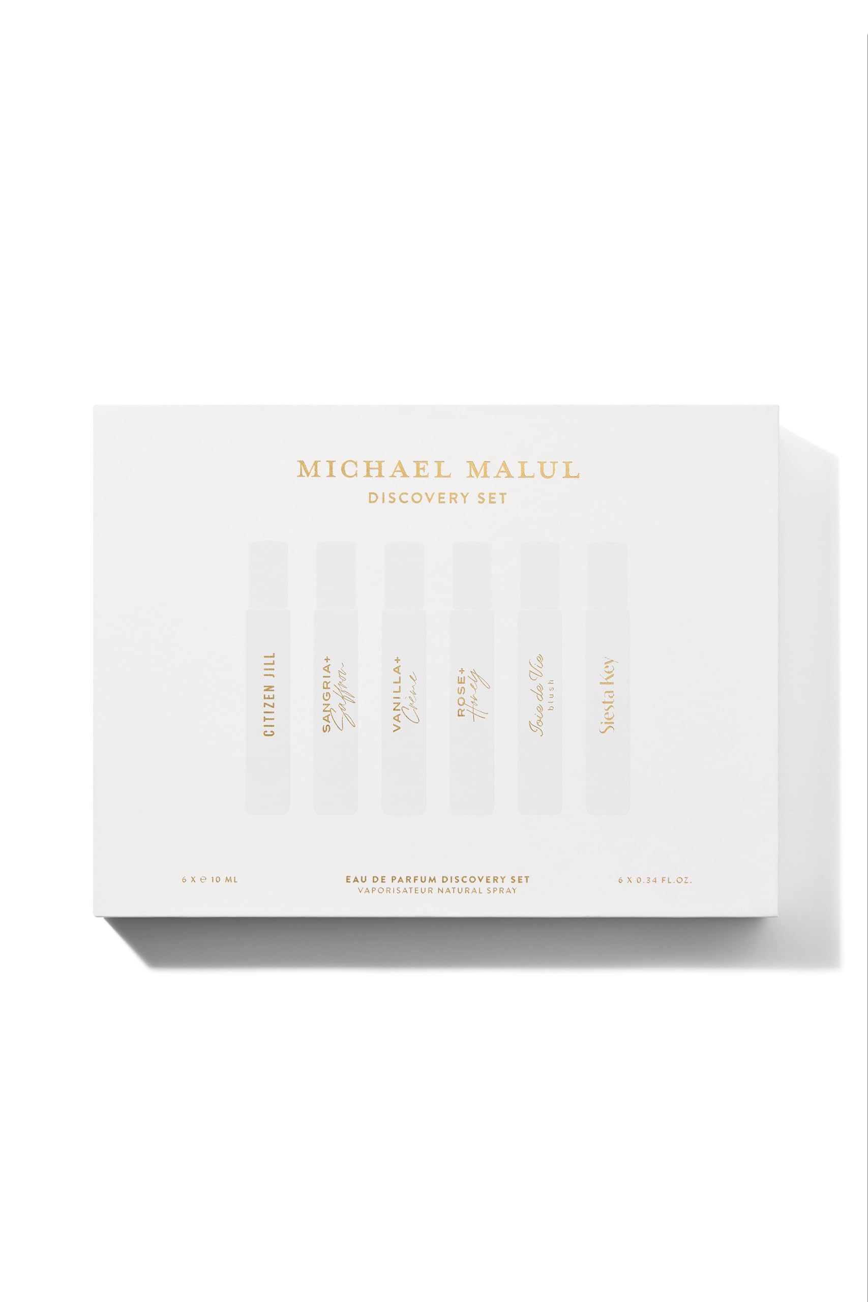 Michael Malul Women's Discovery Set — Travel-Size Fragrance Sampler (4x10ml)
