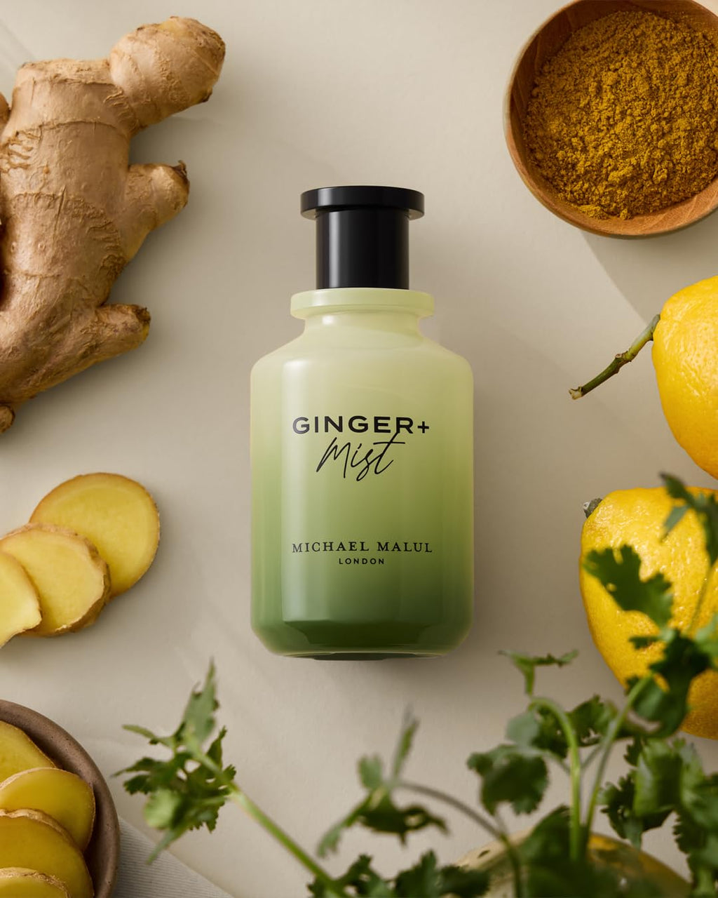 Michael Malul Ginger + Mist Eau de Parfum for Men – 100ml | Fresh Ginger & Mist