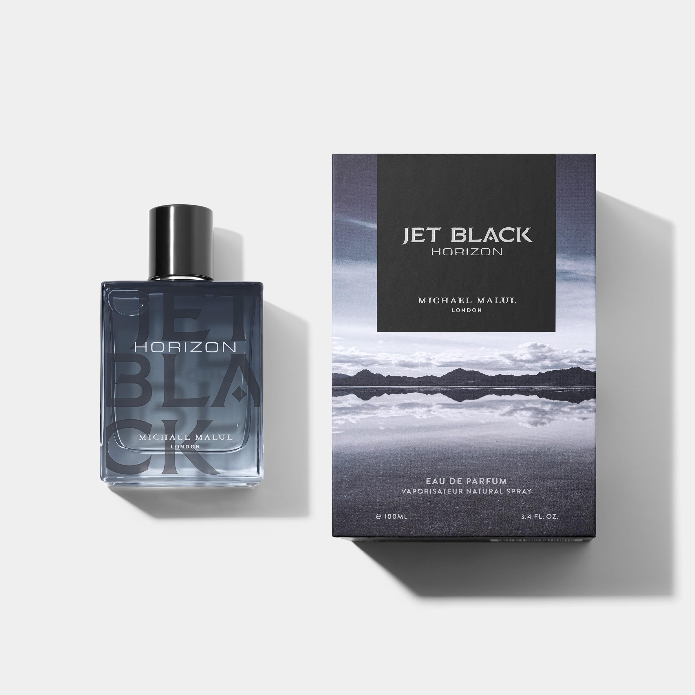 Michael Malul Jet Black Horizon Eau de Parfum for Men - 100ml | 3.4oz