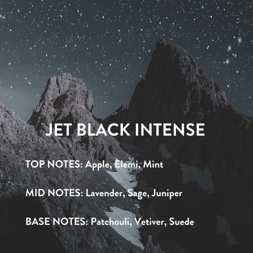 Michael Malul Jet Black Intense Gift Set – 100ml + 3 Travel-Sized Bottles