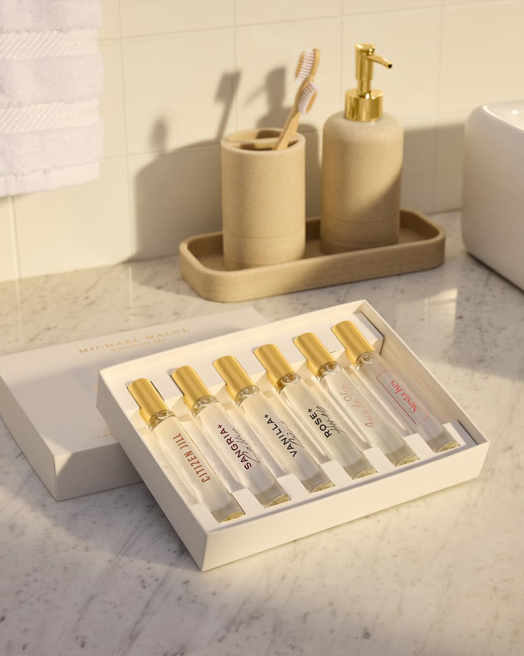 Michael Malul Women's Discovery Set — Travel-Size Fragrance Sampler (4x10ml)