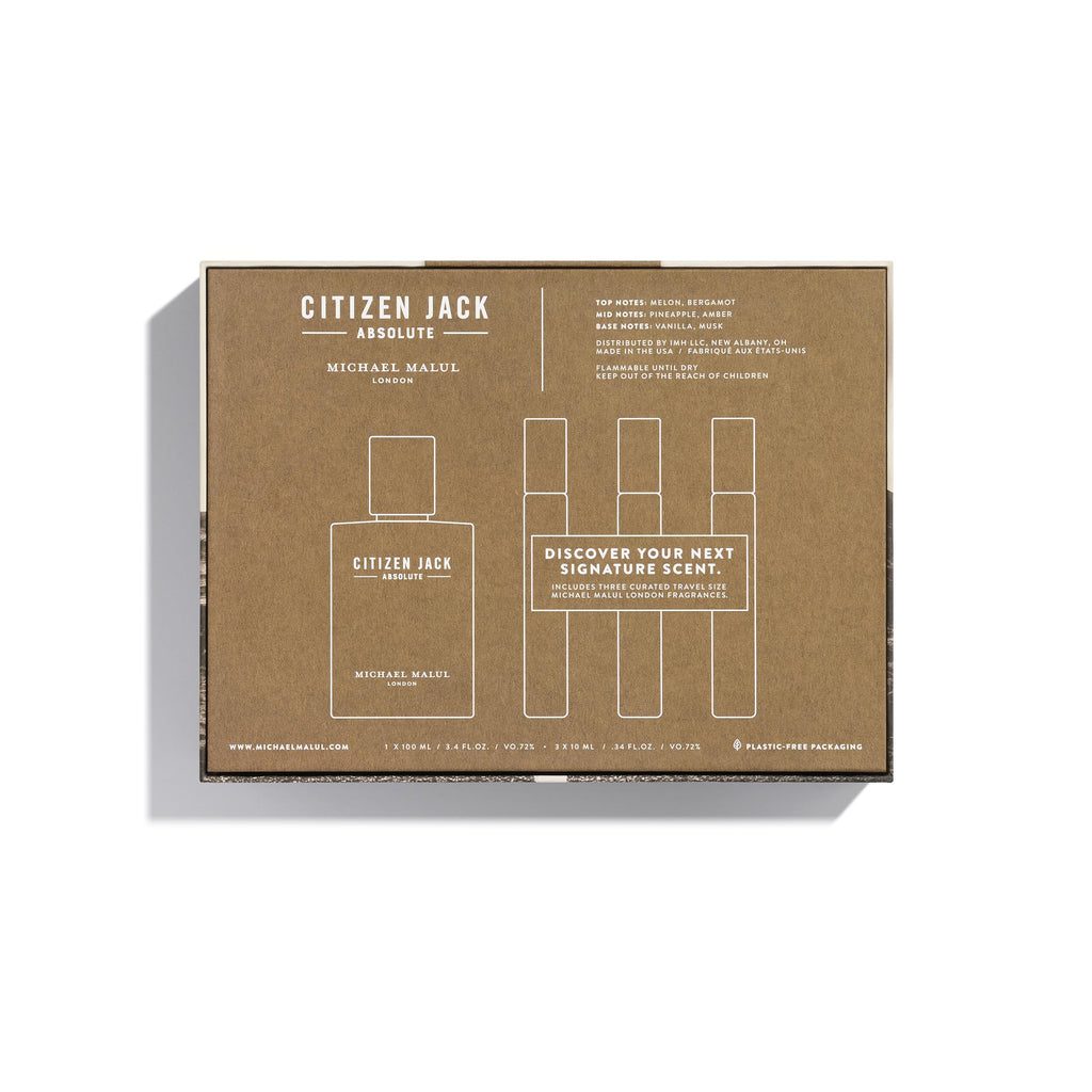 Michael Malul Eau de Parfum Gift Set - 4-Piece (100ml + 3x 10ml Travel Sizes)