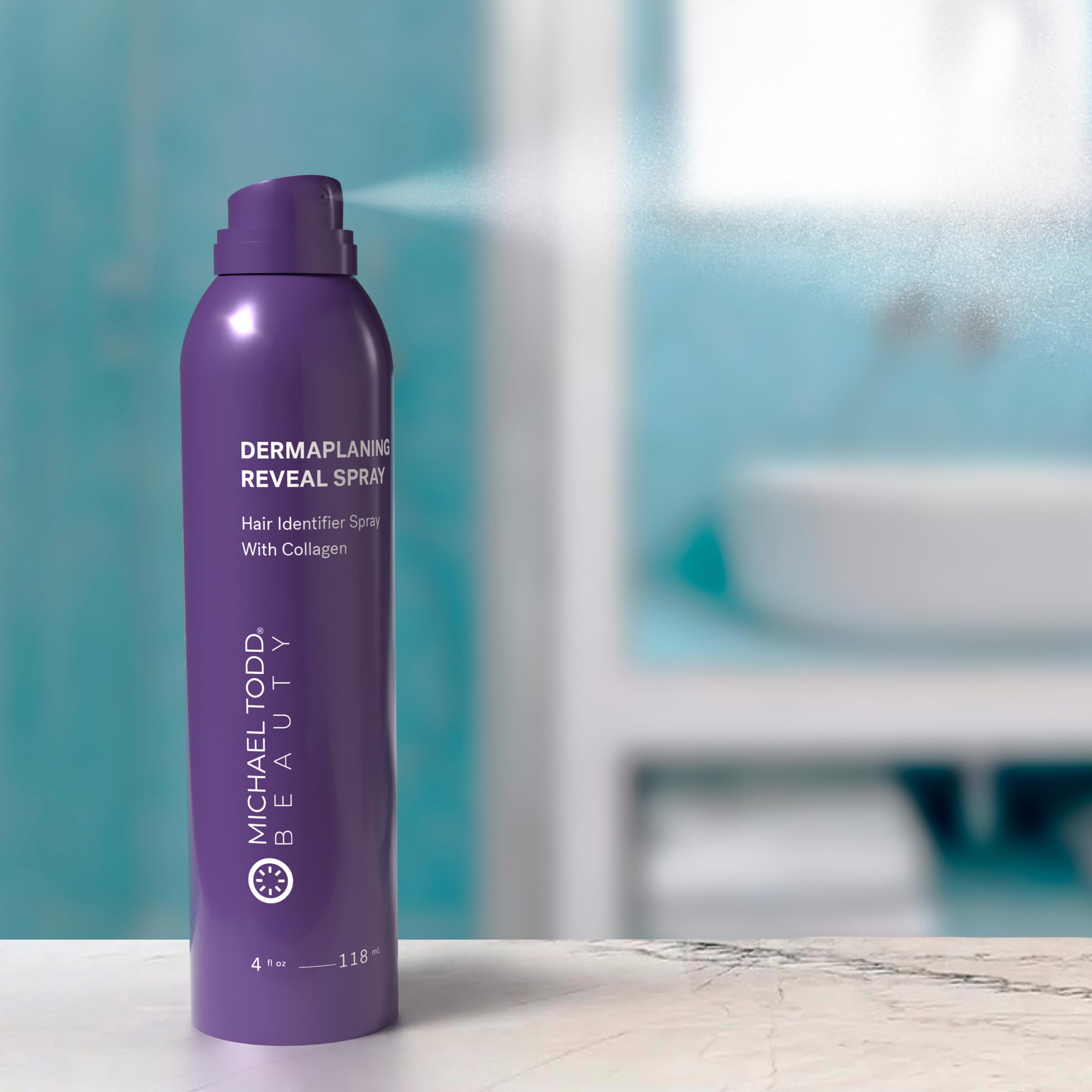Michael Todd Beauty Sonicsmooth Hair Identifier Spray – Radiance Reveal Mist for Dermaplaning (4oz)