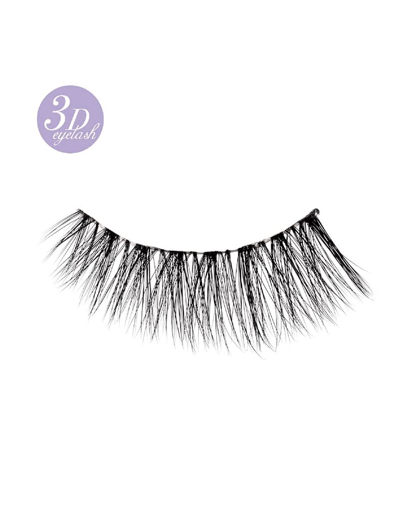 Miche Bloomin' 3D Eyelashes No. 34 Glamorous Extension - 4 Pairs (34R) | Natural Look, Dramatic Flair