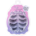 Miche Bloomin' 3D Eyelashes No. 34 Glamorous Extension - 4 Pairs (34R) | Natural Look, Dramatic Flair