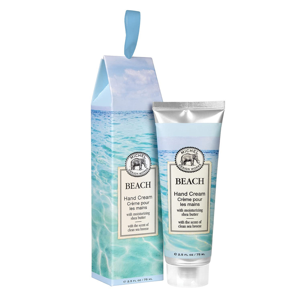 Michel Design Works Large Hand Cream, Beach – 2.5 fl oz, Made in England