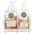 Michel Design Works Hand Care Caddy – Pumpkin Delight: Foaming Soap & Rich Hand Lotion Duo
