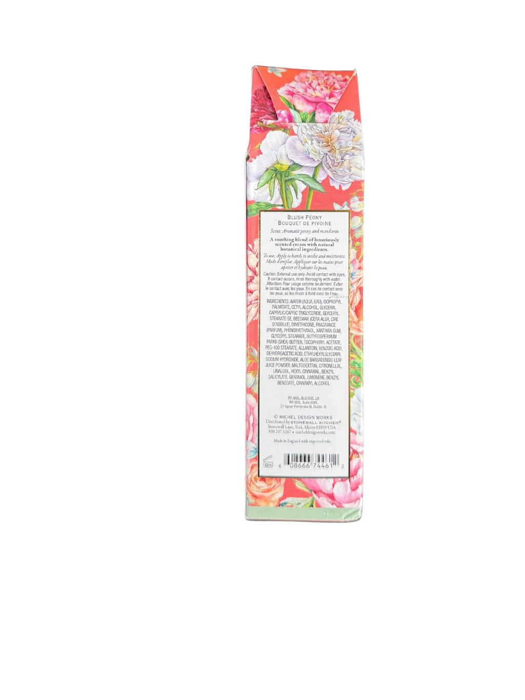 Michel Design Works Hand Cream Blush Peony 2.5oz | Hydration with Floral Scent
