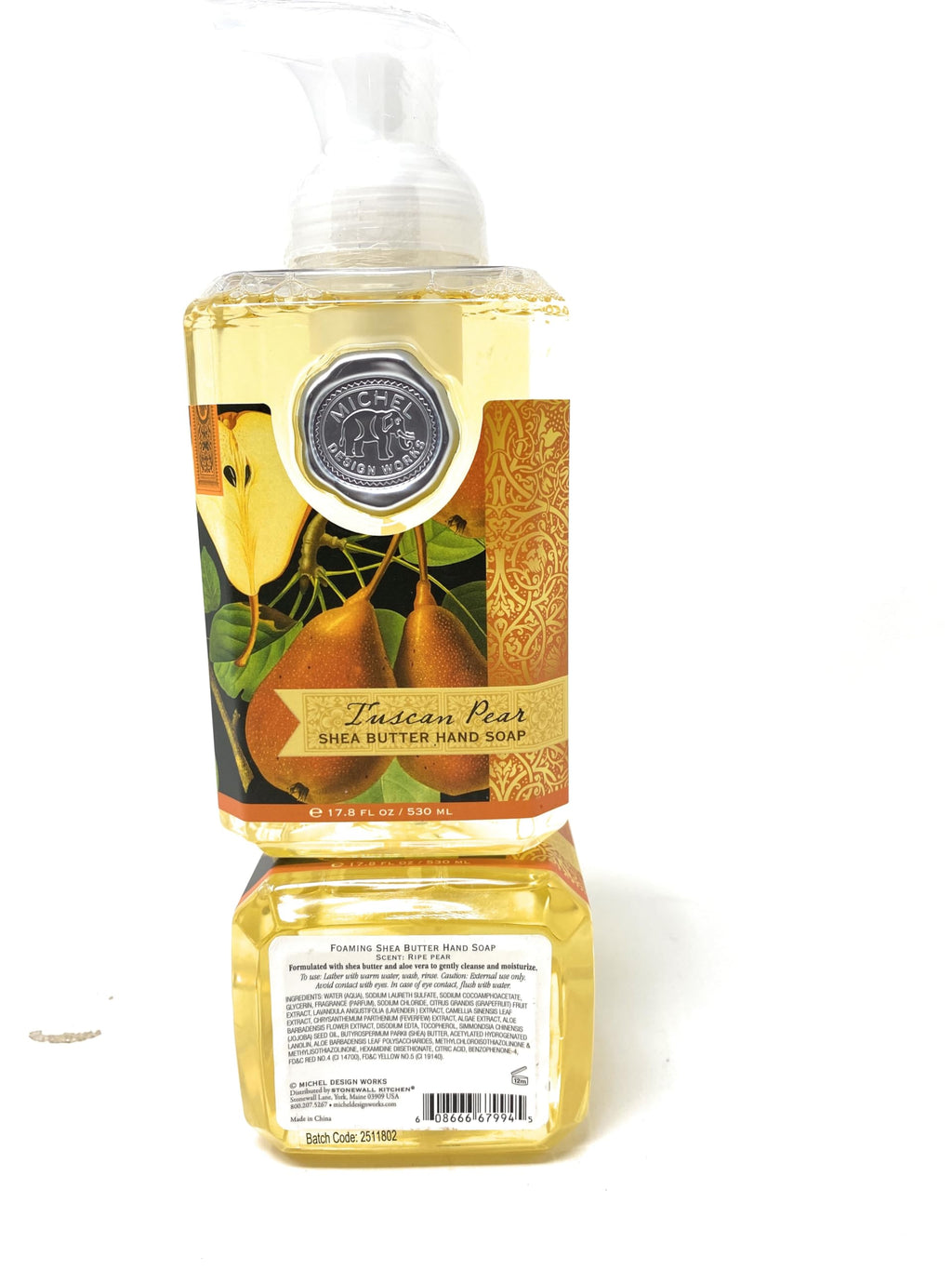 Michel Design Works Tuscan Pear Foaming Soap – 17.8 oz