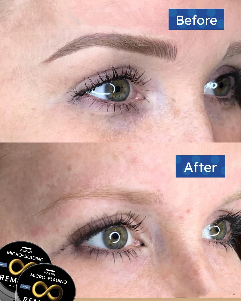 Microblading Removal Cream - Eyebrow Pigment Color Correction, 1.5 fl oz