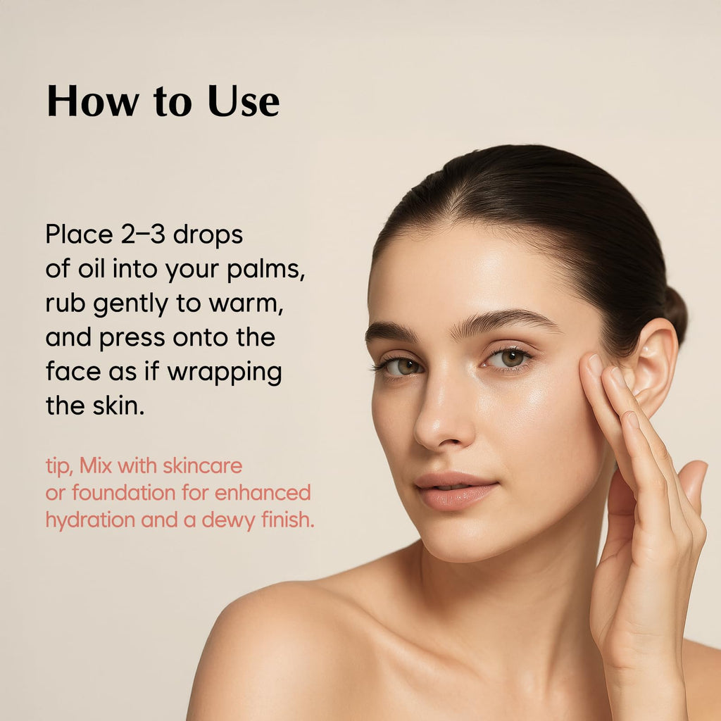 MIDHA Rice Facial Oil 30ml | Deep Hydration, Fast-Absorbing, Non-Greasy