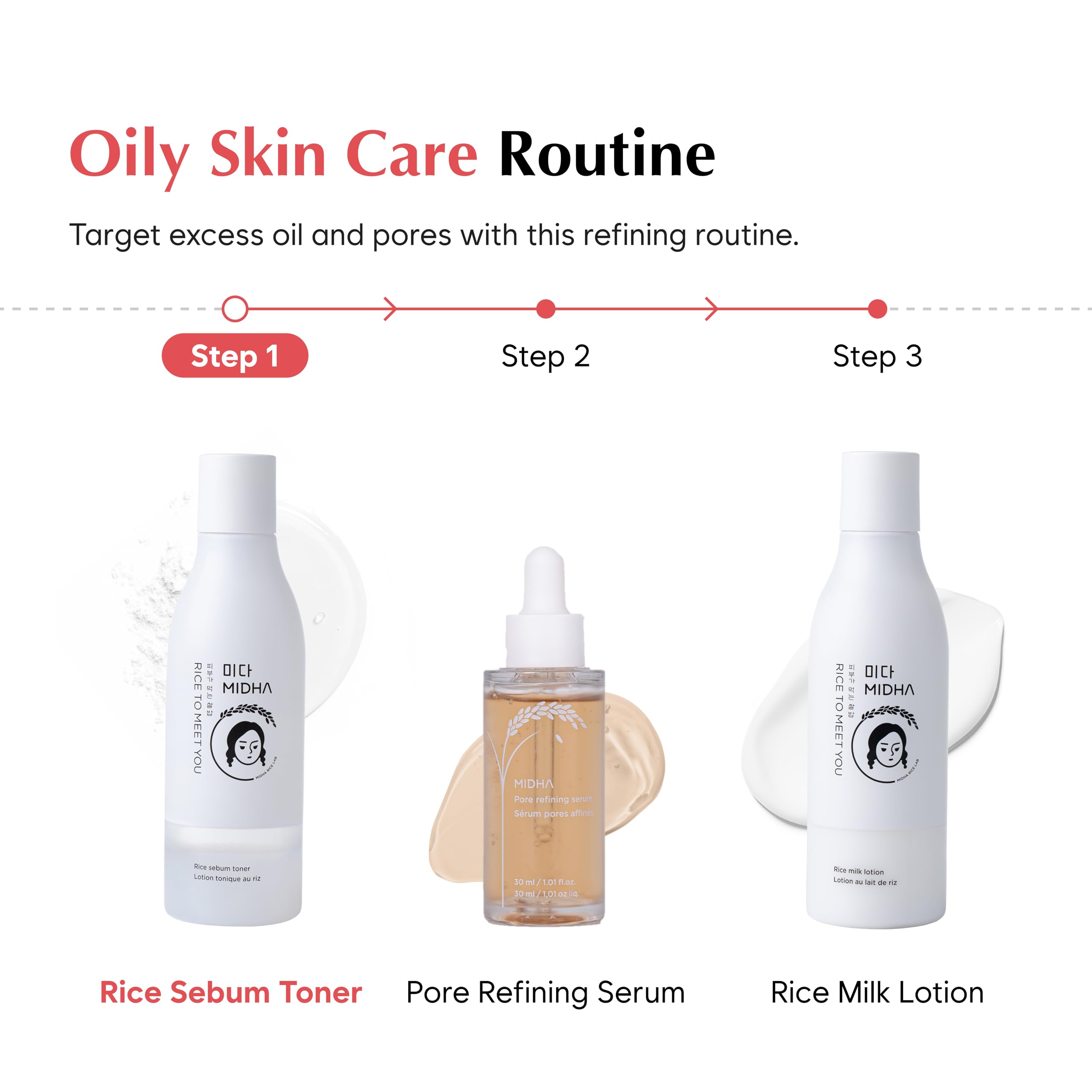 MIDHA Rice SEBUM Toner – Hydrating, Pore Refining, Oil Control for Oily & Sensitive Skin | 200ml