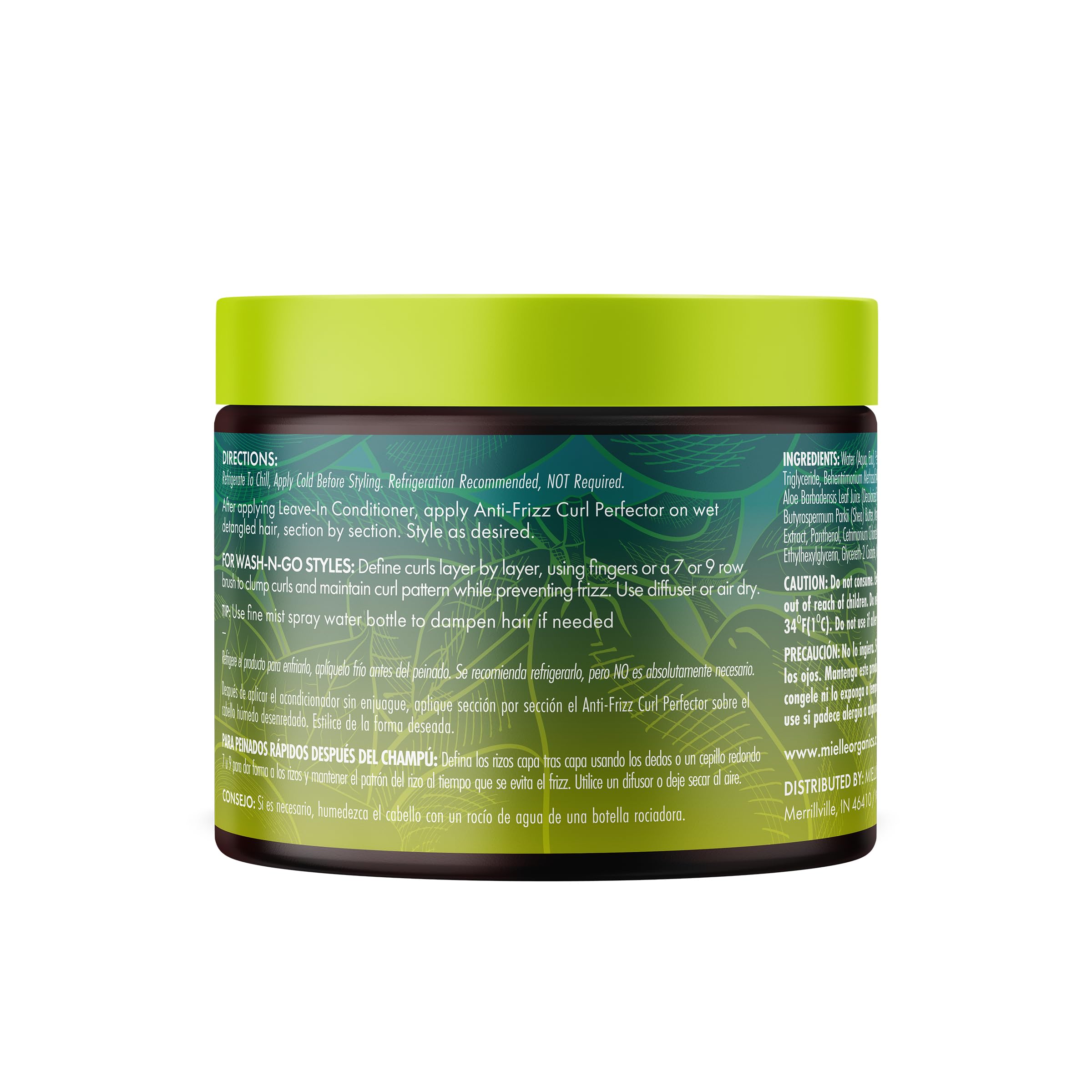 Mielle Organics Avocado & Tamanu Anti-Frizz Curl Cream – Smoothing & Defining for Textured Hair (12oz)