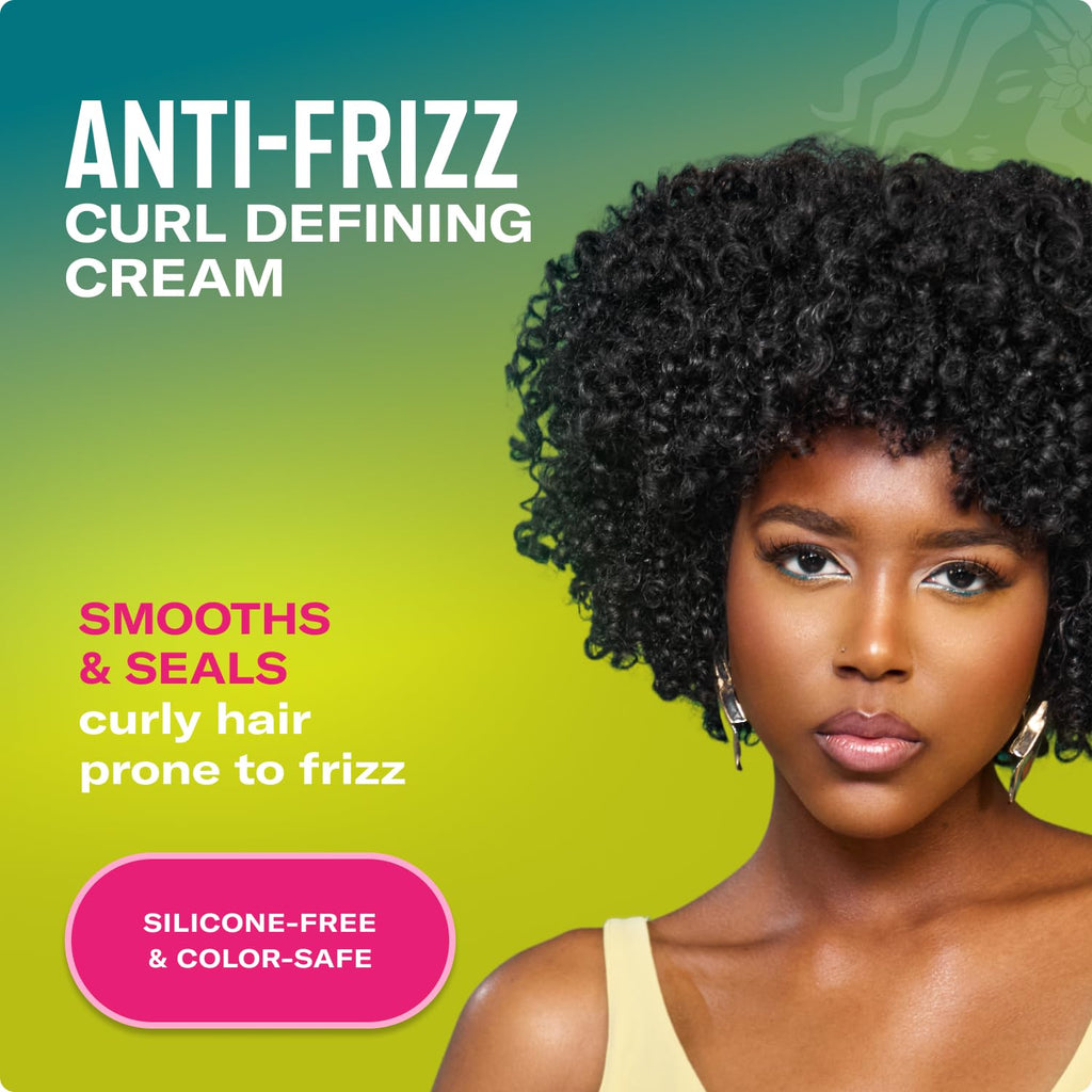 Mielle Organics Avocado & Tamanu Anti-Frizz Curl Cream – Smoothing & Defining for Textured Hair (12oz)