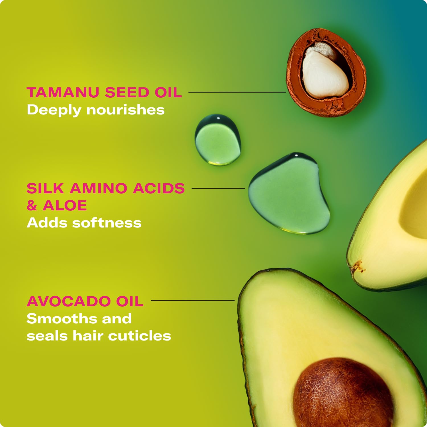 Mielle Organics Avocado & Tamanu Curly Mousse – Medium Hold & Frizz Control