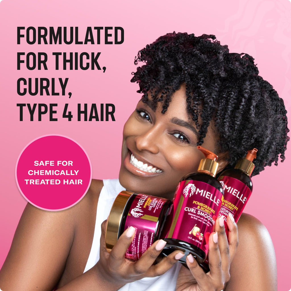 Mielle Organics Pomegranate & Honey Twin Pack Shampoo & Conditioner for Type 4 Hair