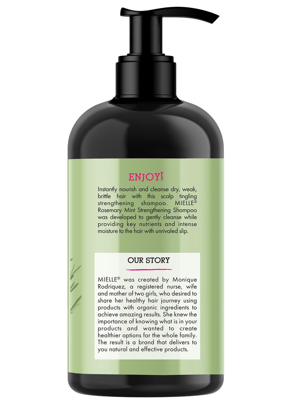 Mielle Organics Rosemary Mint Biotin Shampoo – Strengthening, Moisturizing Hair Cleanser (20 oz)