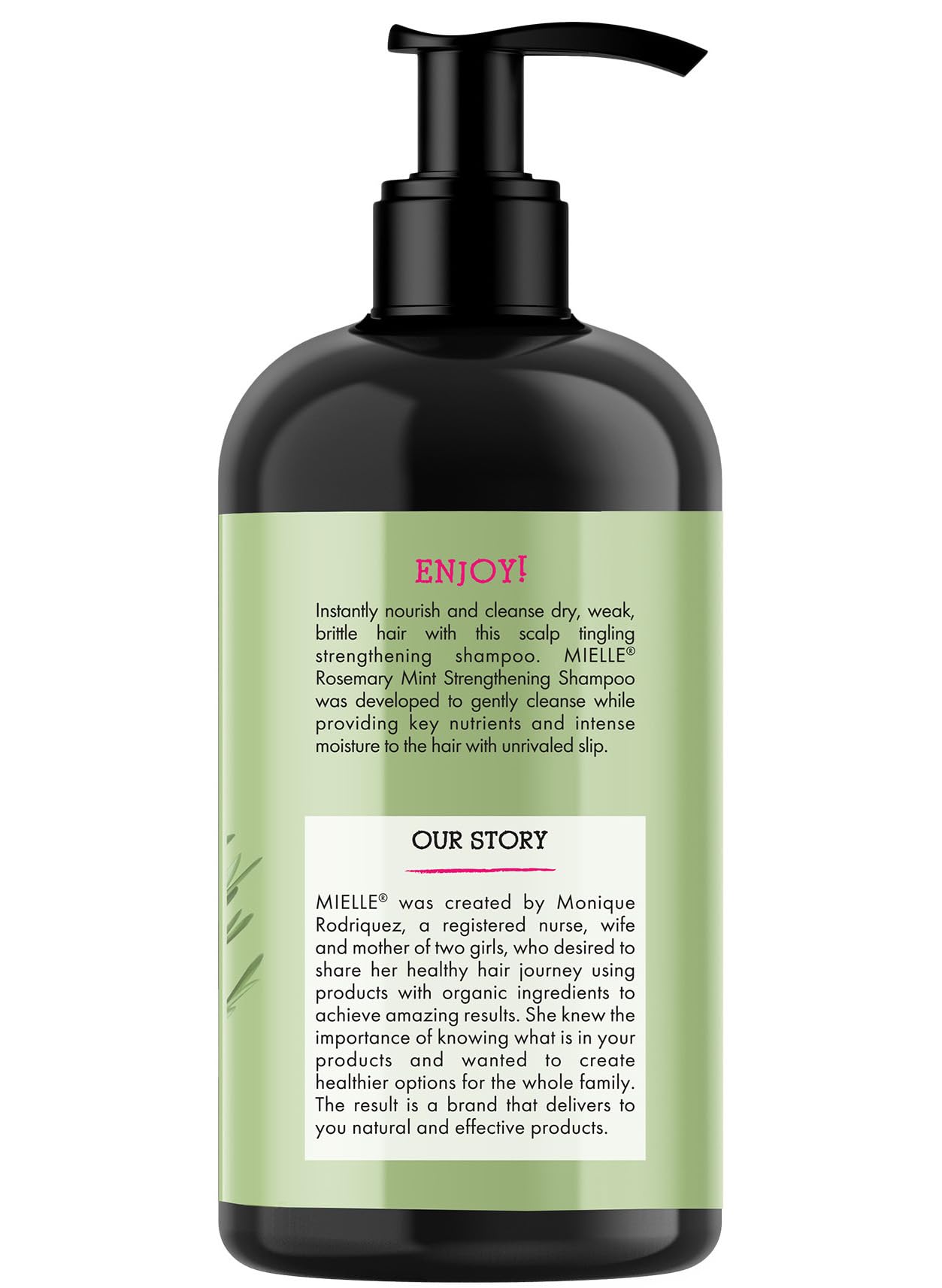 Mielle Organics Rosemary Mint Biotin Shampoo – Strengthening, Moisturizing Hair Cleanser (20 oz)