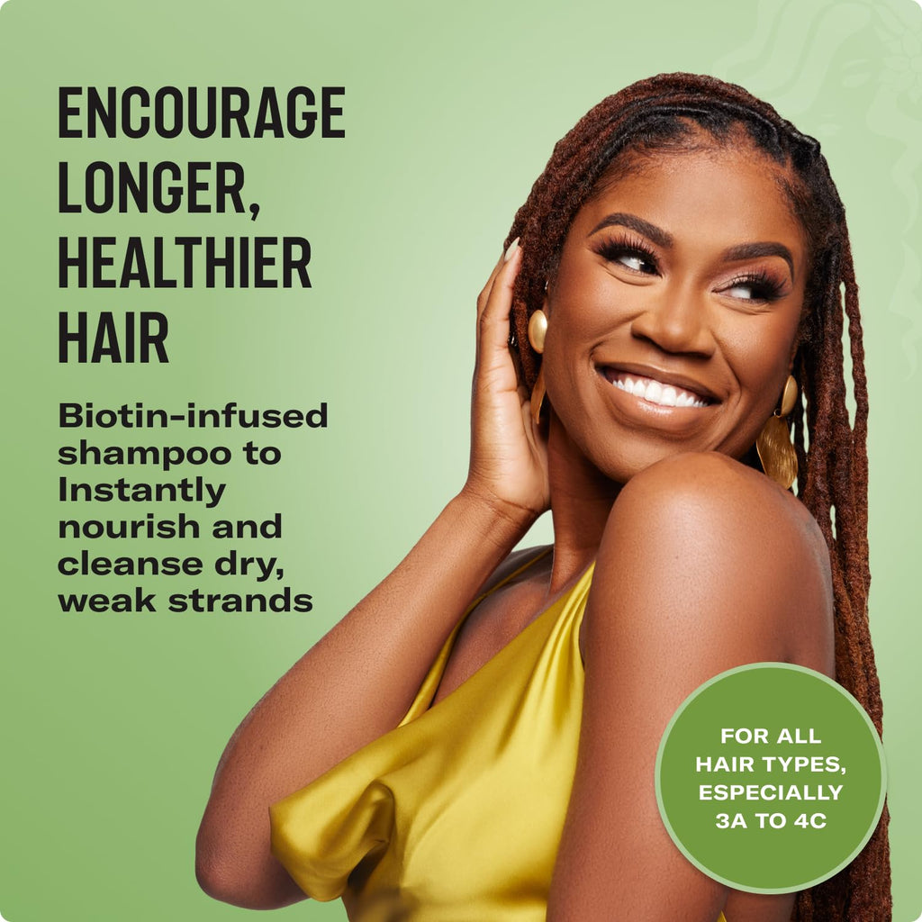 Mielle Organics Rosemary Mint Biotin Shampoo – Strengthening, Moisturizing Hair Cleanser (20 oz)
