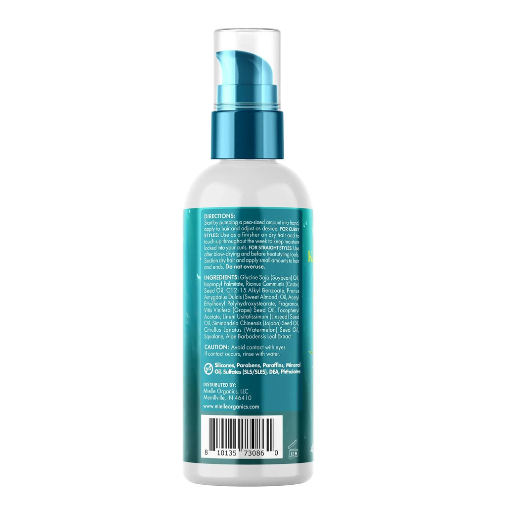 Mielle Organics Weightless Hair Oil – Kalahari Melon & Aloe Hydration for Dry, Curly Hair (4 oz)