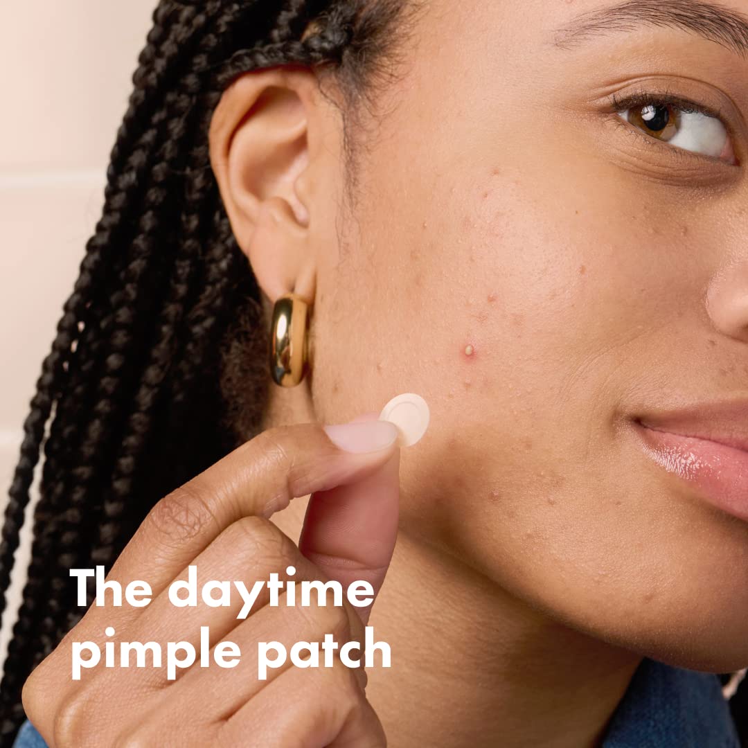 Mighty Patch Invisible+ Daytime Patches | Ultra-Thin Zit Covers, 24 Medium + 15 Small