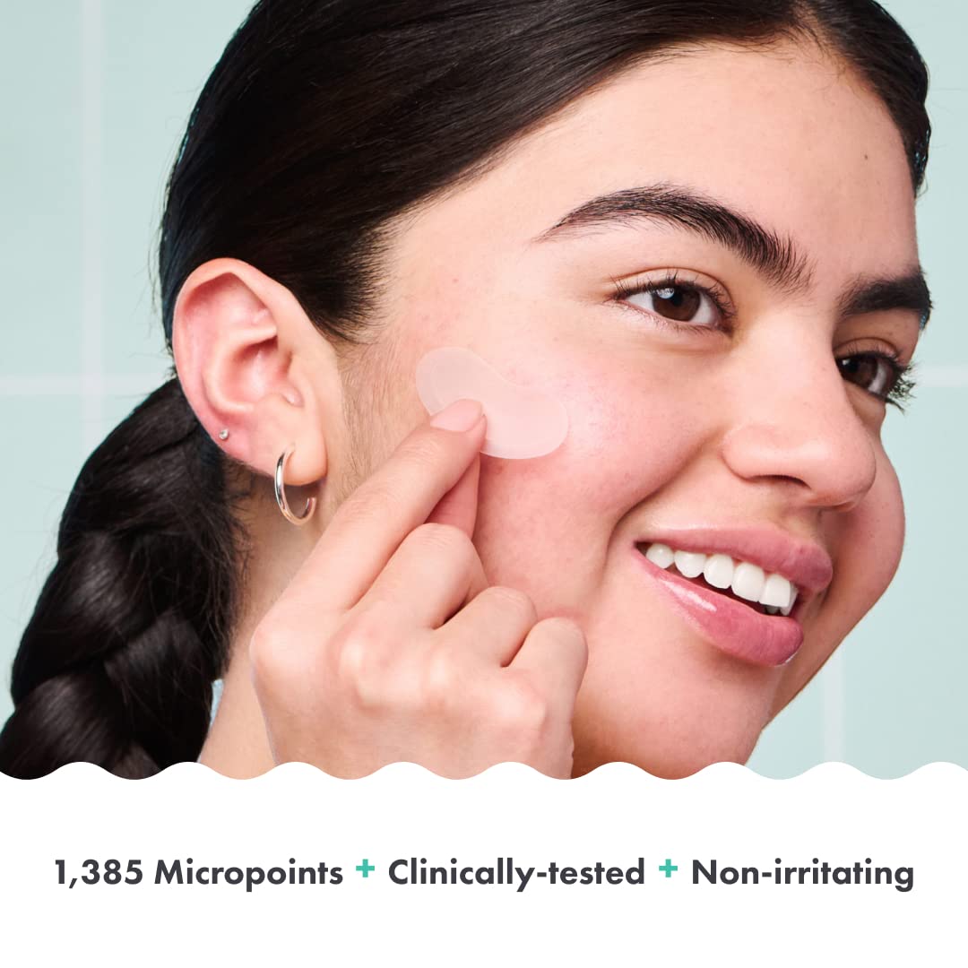 Mighty Patch Micropoint Large Hydrocolloid Pimple Patches for Early-Stage Zits | 1,385 Micropoints (6 XL Patches)