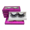 Mikiwi 25mm Mink Lashes Bulk Pack – 5 Pairs | 3D Real Mink Lashes, Cruelty-Free, Dramatic Full-Strip