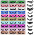 Mikiwi 30-Pair 5D Faux Mink Lashes Bulk Wholesale – 12-20mm Natural, Fluffy