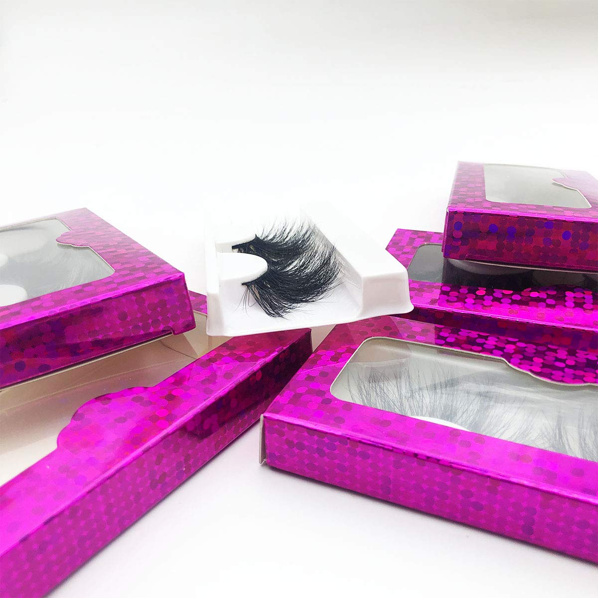 Mikiwi 25mm Mink Lashes Bulk Pack – 5 Pairs | 3D Real Mink Lashes, Cruelty-Free, Dramatic Full-Strip