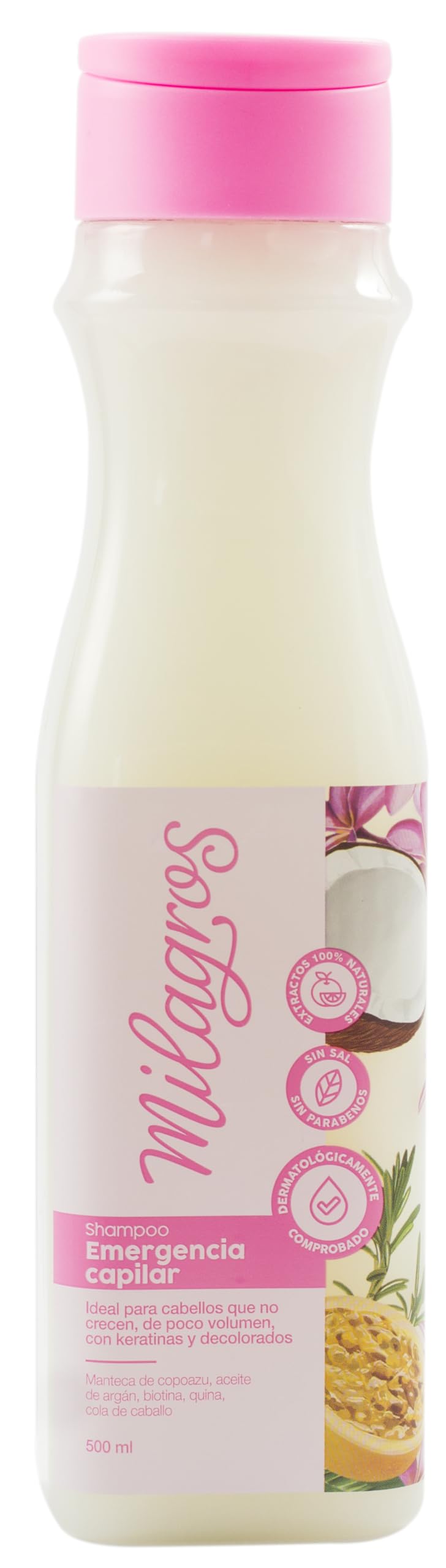 Milagros Emergency Hair Shampoo – Natural Growth, Strength & Repair (100% Natural)