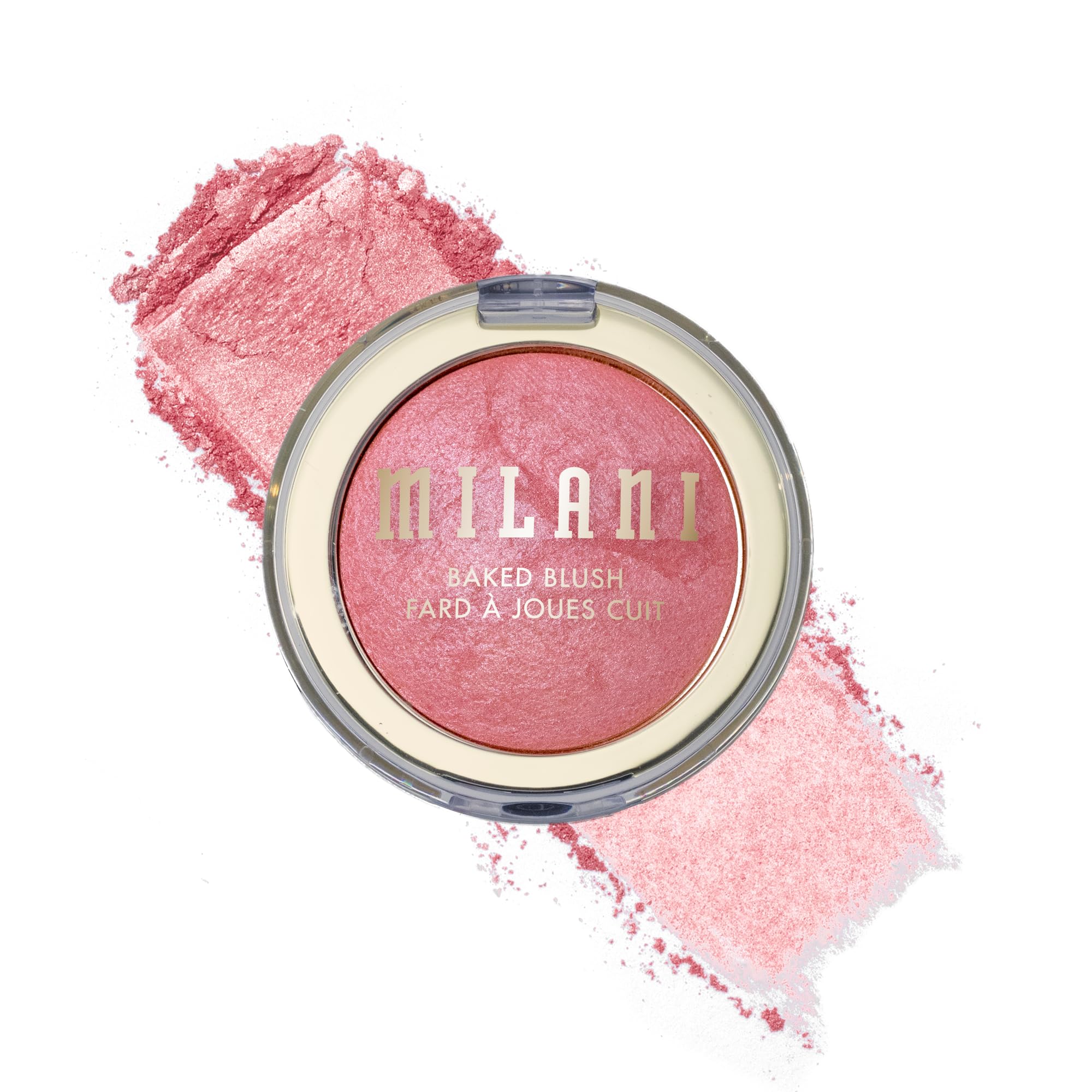 Milani Baked Blush Dolce Pink – 8 Shades, Buildable Color, Cruelty-Free Cheek Makeup
