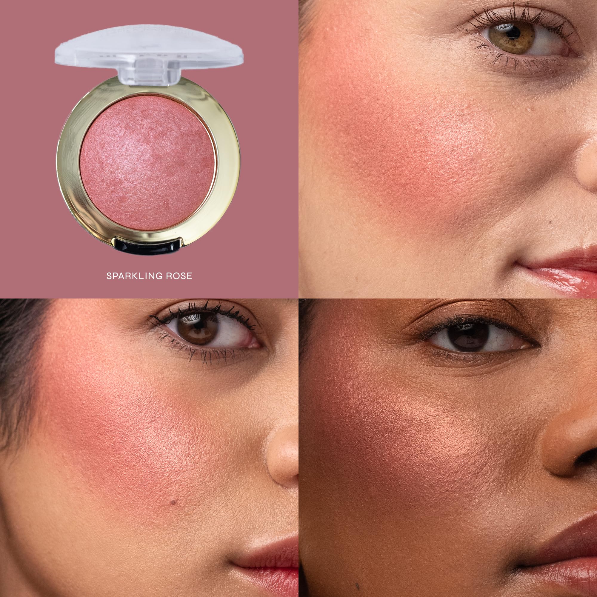 Milani Baked Blush – 8 Rosy Shades, Cruelty-Free Cheek Color
